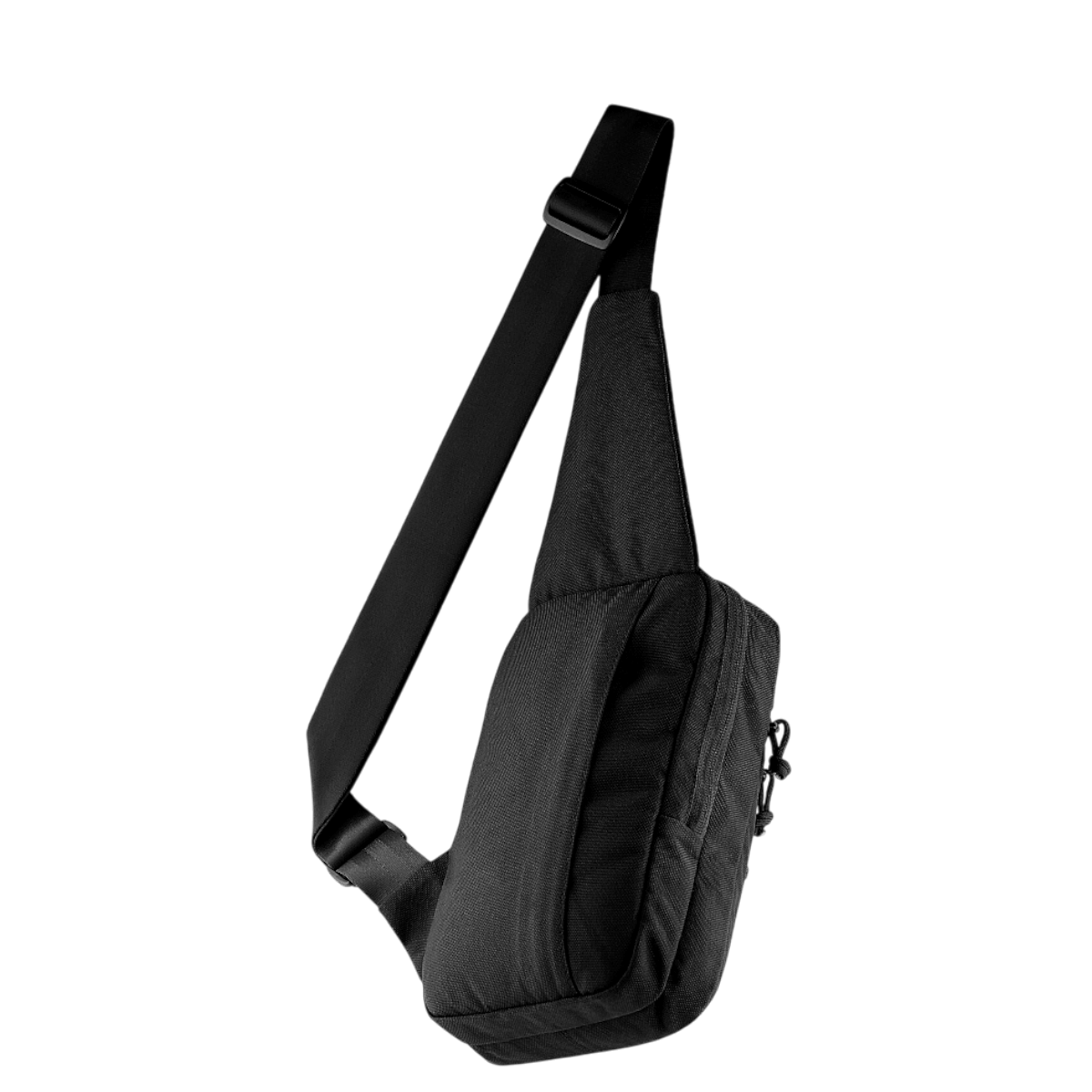 M-Tac Carry Sling Taske Elite Gen.IV, musta, säädettävä olkahihna ja universaali Velcro-kotelo, suunniteltu piilotettuun kantamiseen, galleria, positio 1