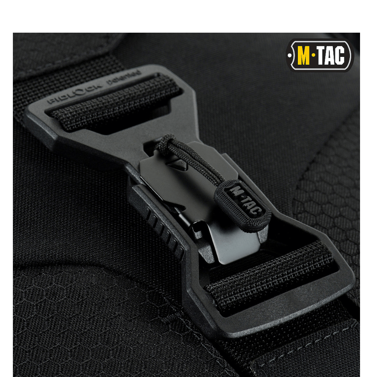 FidLock-lukitusjärjestelmä M-Tac Magnet XL Taske Elite Hexissä turvalliseen sulkuun magnesiumilla.