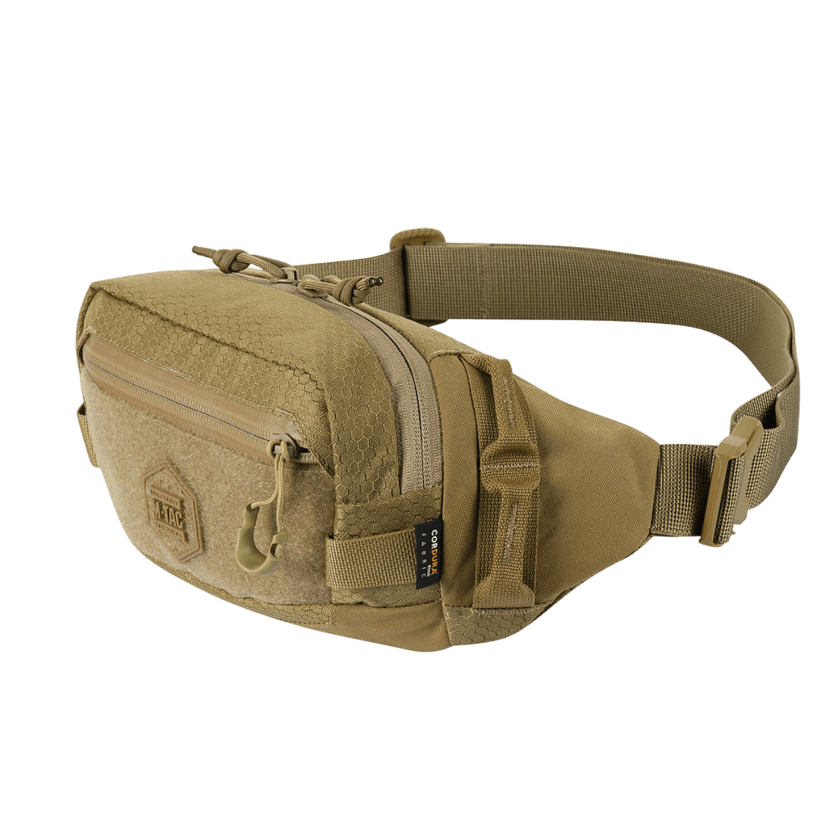 M‑Tac Bæltetaske Elite Hex Cordura 500D, YKK-vetoketjut, tyylikäs muotoilu arki- ja taktiseen käyttöön.
