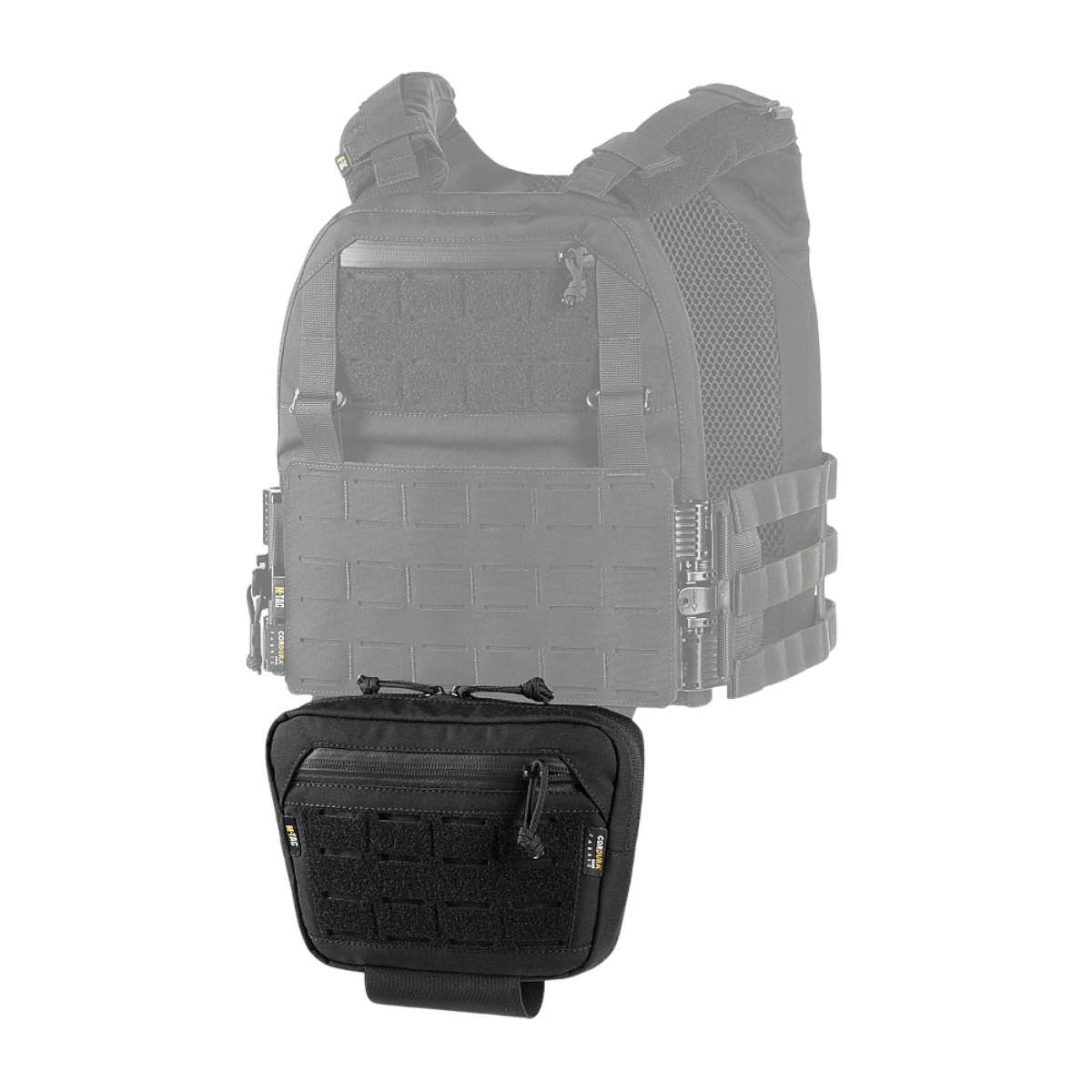 M-Tac Lomme til Tilbehør Lower Large Elite Plate Carrier, robusti Cordura 500D, taktinen tasku lisävarusteille, galleria-asento 1.