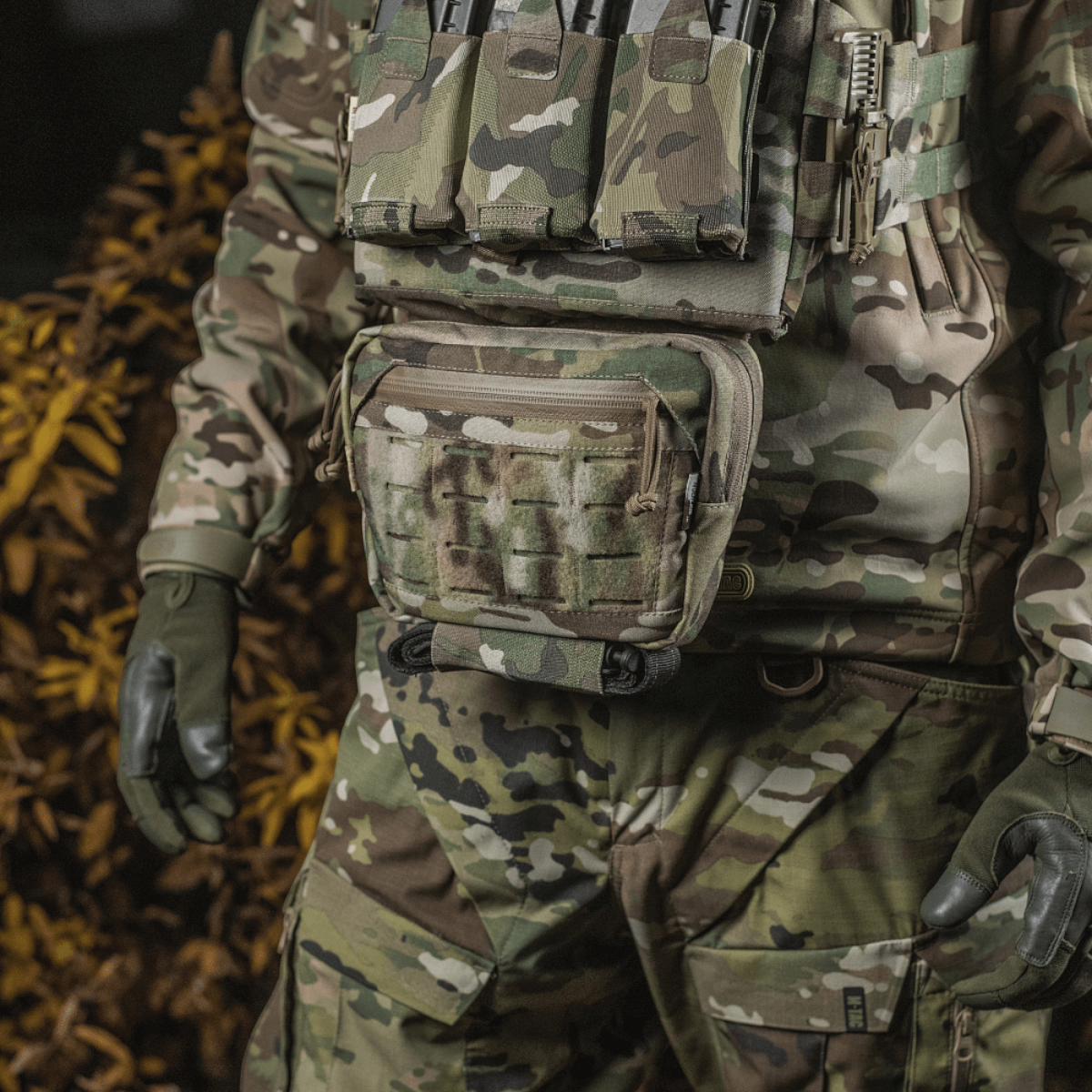 M-Tac Lomme til Tilbehør Lower Large Elite Plate Carrier, kulutusta kestävä Cordura 500D, NIJ-sertifiointi, galleria-asento 1, taktinen pussukka.