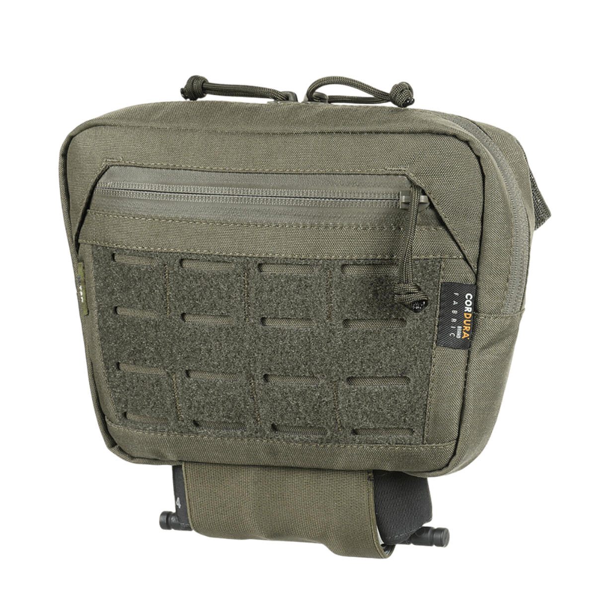M-Tac Lomme til Tilbehør Lower Large Elite Plate Carrier kestävässä Cordura 500D -materiaalissa, NIJ-sertifiointi, näkymä galleria-asennossa 1, oliivinvihreä malli.