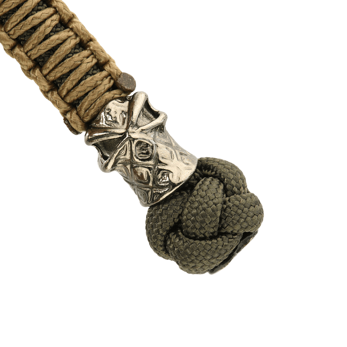 M-Tac Knife Lanyard Ninja, valmistettu 550 type III paracord, dekoratiivinen kobbernikkel