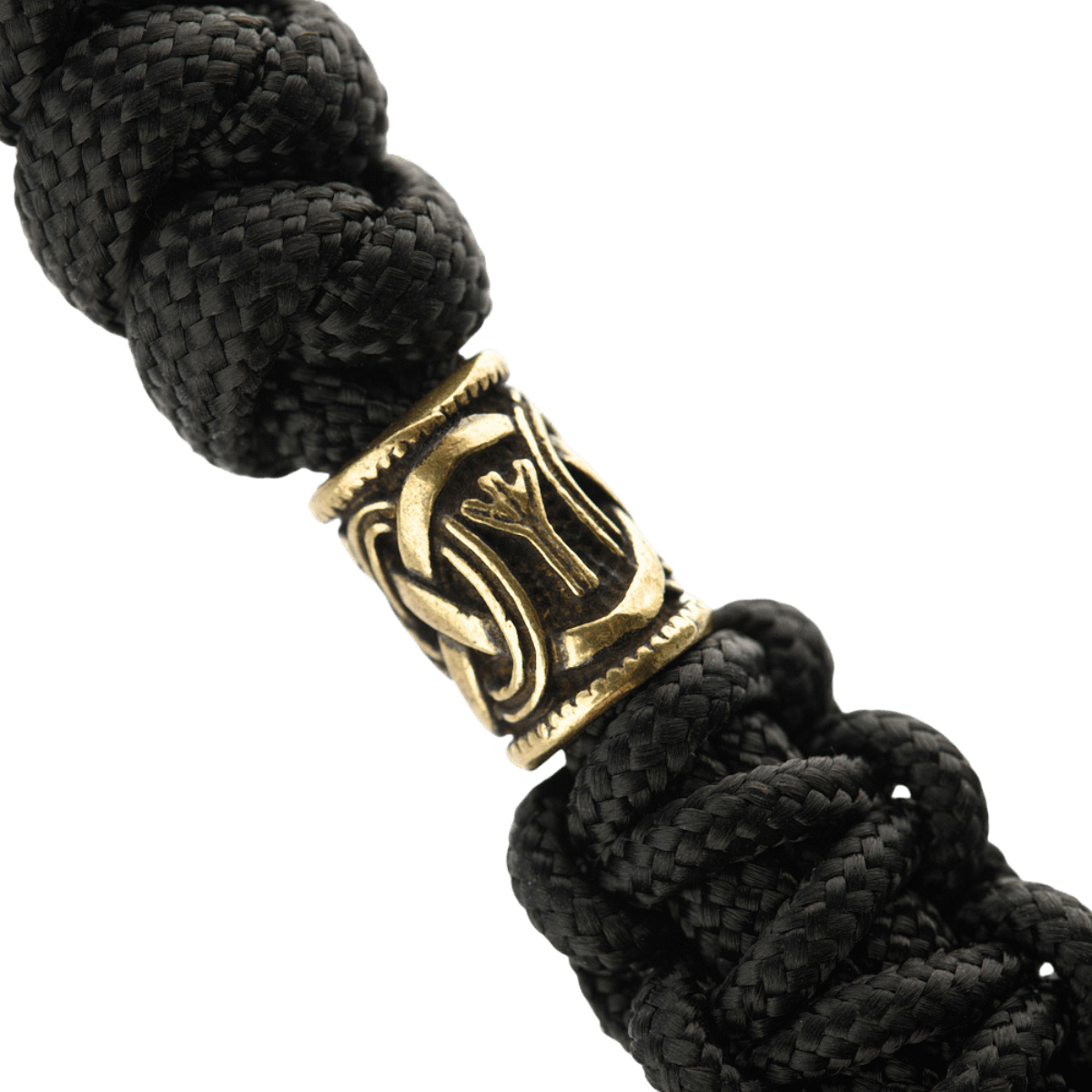 M-Tac Knife Lanyard Loopy Snake Scandinavian punotusta paracordista tyylikkäällä muotoilulla ja gyldne detaljer, ihanteellinen taskuveitsille