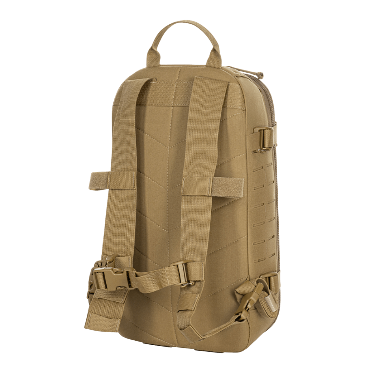 M-Tac reppu Sturm Elite Gen.II taktinen reppu vahvistetuilla olkahihnoilla ja MOLLE-järjestelmällä, suunniteltu kestävyys ja toiminnallisuus.