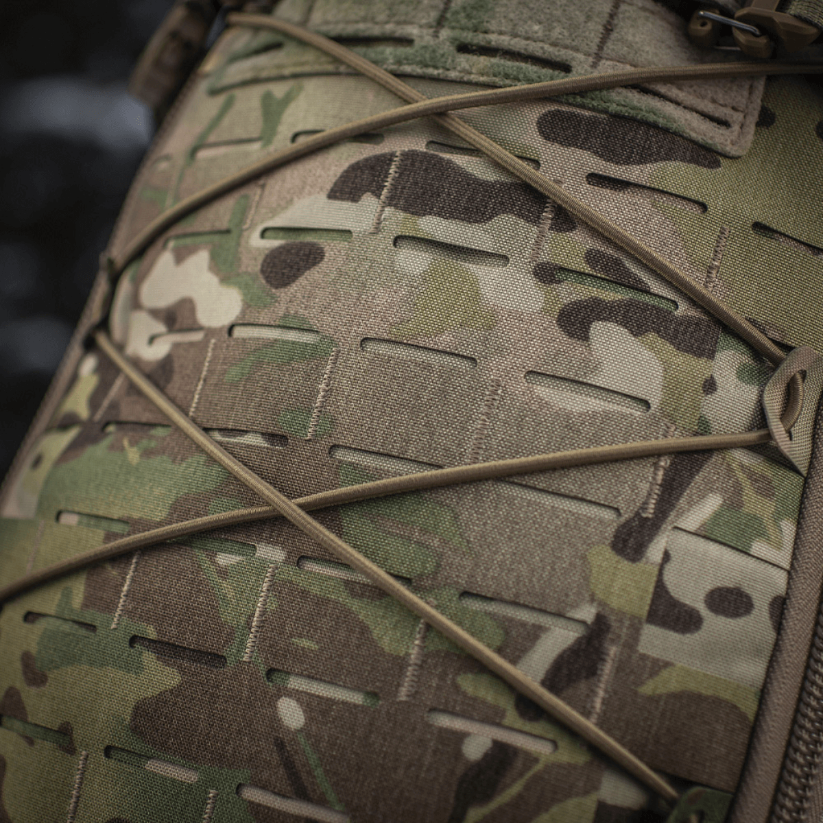 M-Tac reppu Sturm Elite Gen.II joustonarulla ja maastomallilla, valmistettu Cordura-kankaasta.