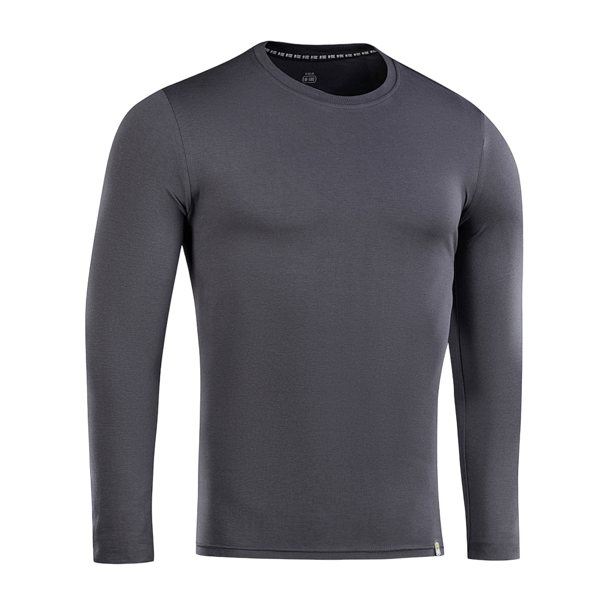 M-Tac Long-sleeve T-shirt 93/7 harmaa, 93% puuvillaa ja 7% elastaania, ihanteellinen arkeen, urheiluun ja ulkoiluun, korostaa lihaksia.