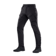 M-Tac Rubicon Flex -housut mustana, mukavat housut 4-Way Stretch -kankaalla, ihanteelliset harjoitteluun, ampumiseen ja matkustukseen.