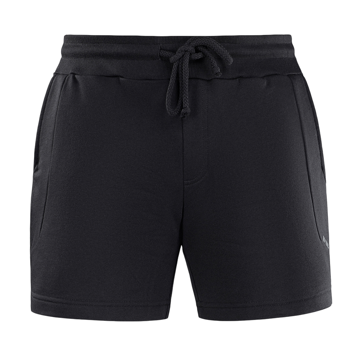 M-Tac Shorts Sport Fit Cotton mustana, puuvillashortsit kuminauhavyötäröllä ja sivutaskuilla, suunniteltu mukavuuteen ja liikkumisvapauteen, täydelliset kesäksi.