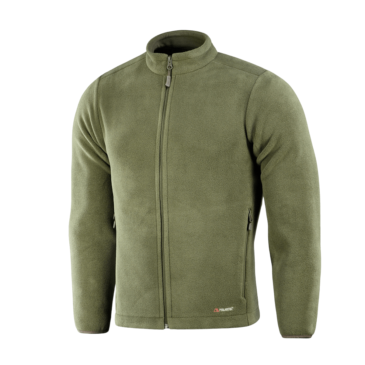 M-Tac Nord Polartec -fleecetakki oliivinvärisenä, valmistettu premium Polartec® 200 Series -fleecestä, sopii arkeen ja urheiluun.
