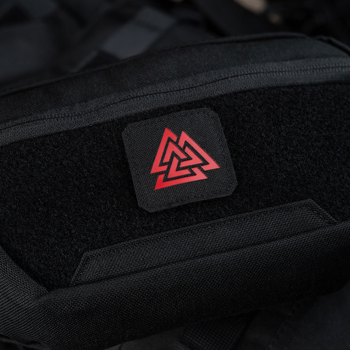 M-Tac Patch Valknut Laser Cut Odin -symboli en mustassa repussa