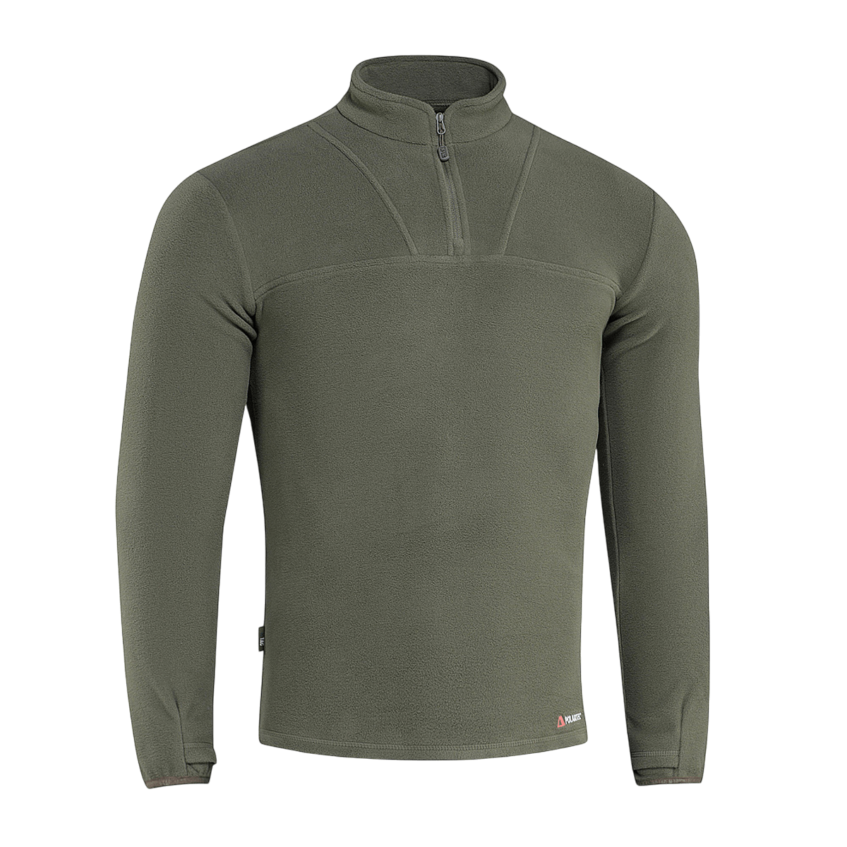 M-Tac Delta Polartec fleece-takki puolivetoketjulla oliivinvihreä, valmistettu lämpimästä ja kulutusta kestävästä Polartec® Micro Series -fleecestä.