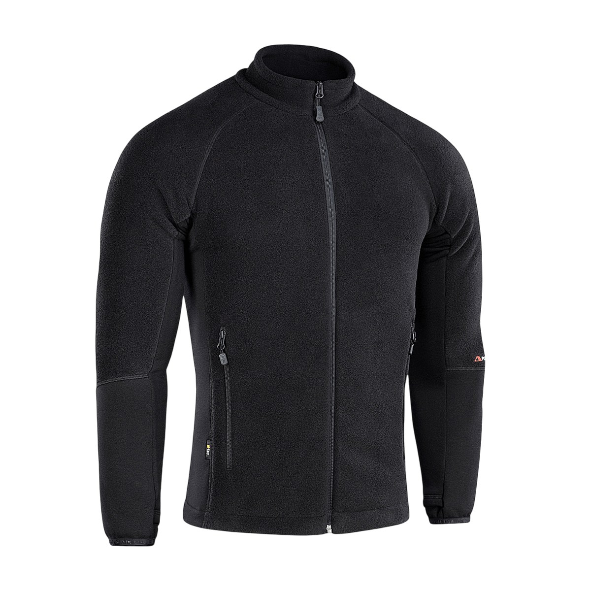M-Tac Polartec Sport -fleecatakki mustana, moderni leikkaus ja mukava istuvuus, sopii vaihtokauteen ja viileään säähän.