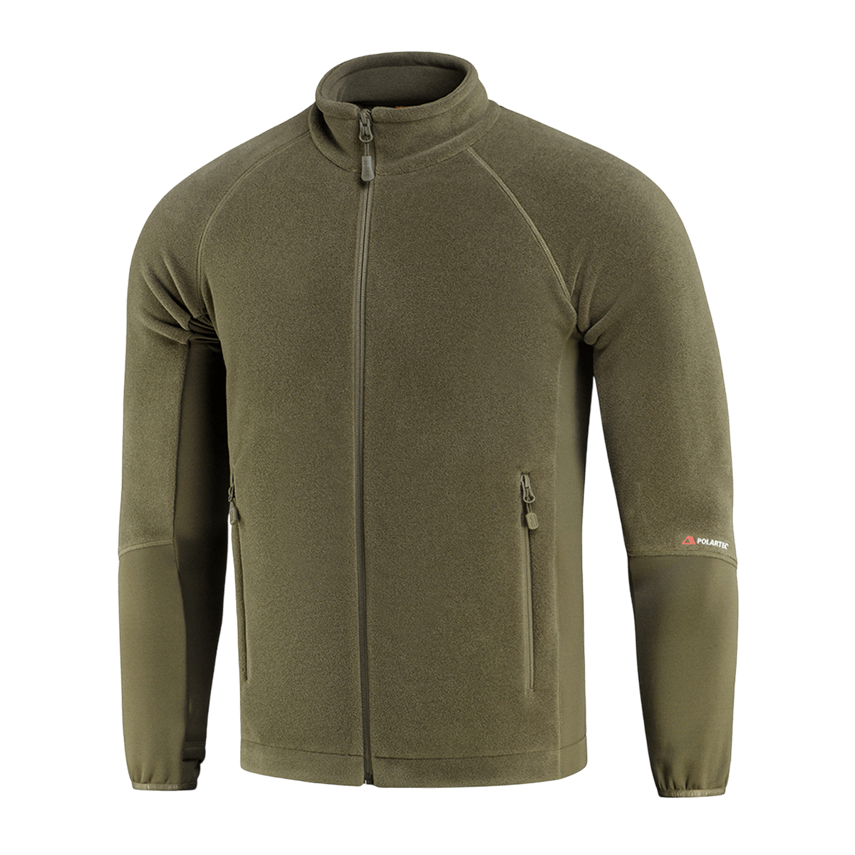 M-Tac Polartec Sport -fleecatakki oliivinvihreänä, valmistettu Polartec® 200 Series -fleecestä vaihto- ja kylmään säähän.