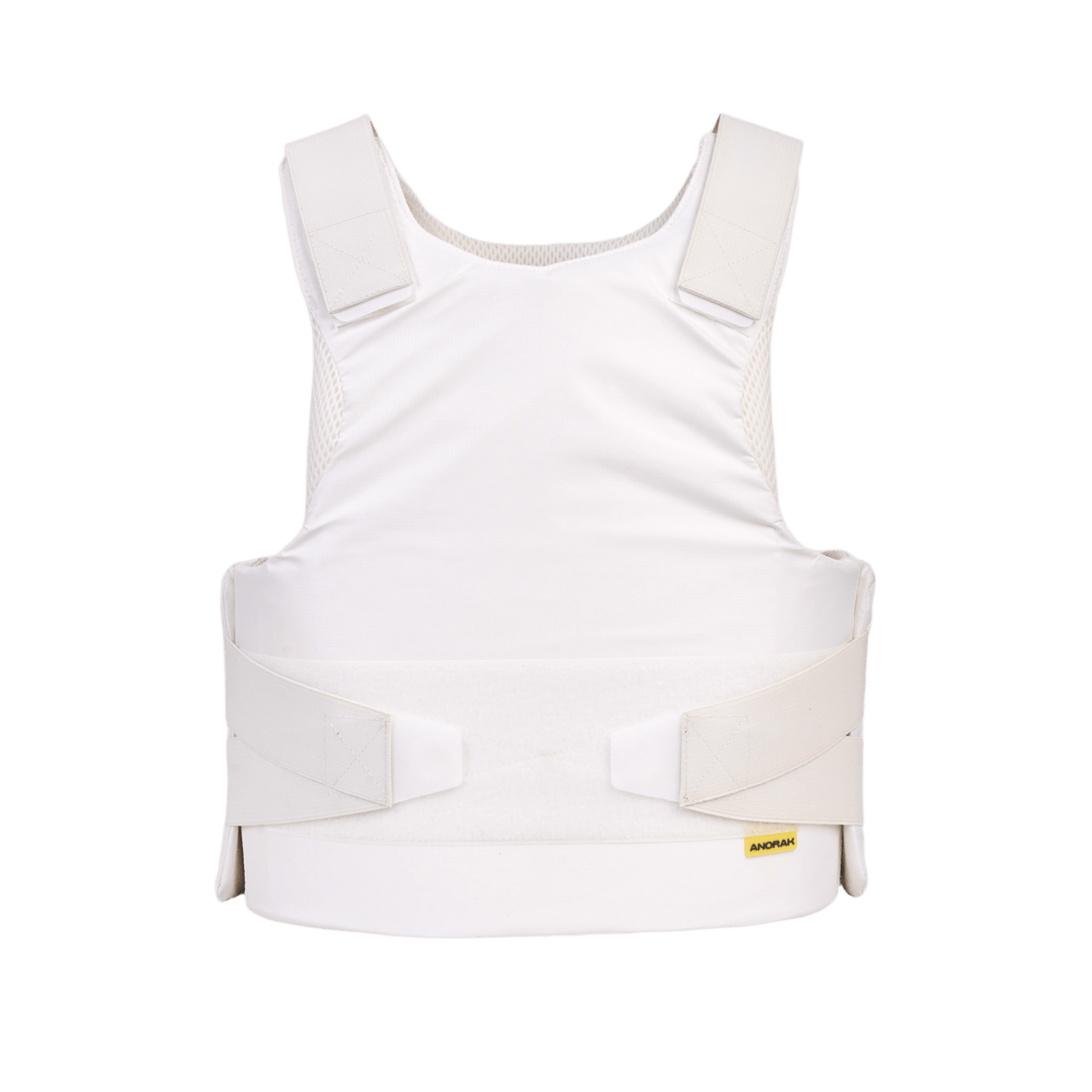 Anorak Rhodium® Concealable II valkoinen, Level IIIA-tason suojaus, näkyvä kestävä rip-stop-ulkokangas