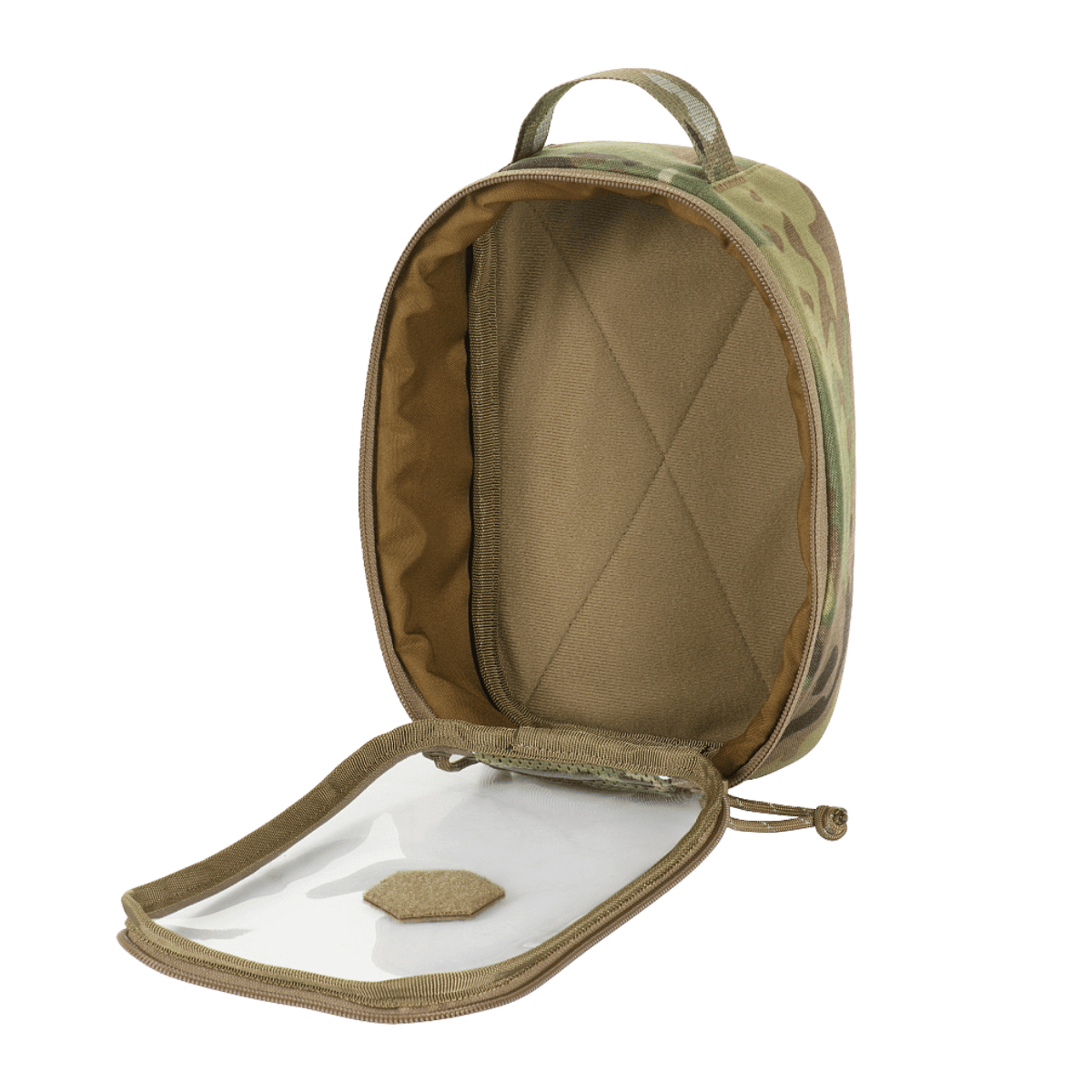 M-Tac Utility Organizer Transparent Elite Small Gen. II multicam-kuosissa, läpinäkyvällä etupaneelilla, kestävä materiaali ja NIJ-sertifiointi, galleria, sijainti 1