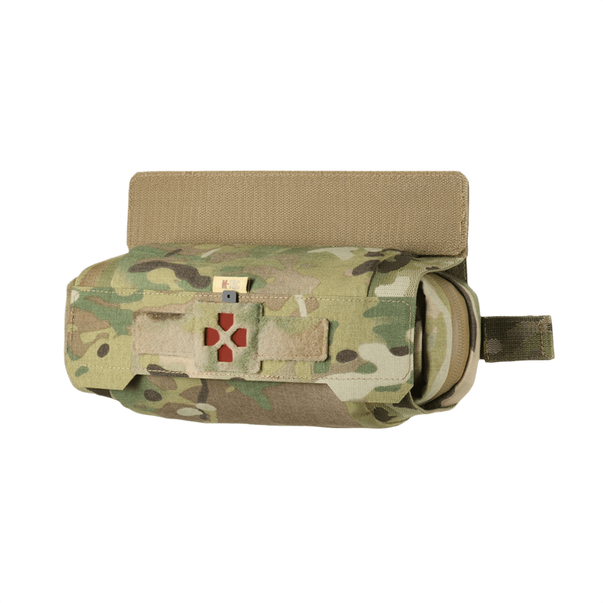 M-Tac Horizontal Medical Pouch ROLL Elite Cordura 500D, multi-camouflage, kiinnitettävä lääkintätasku plate carrieriin.