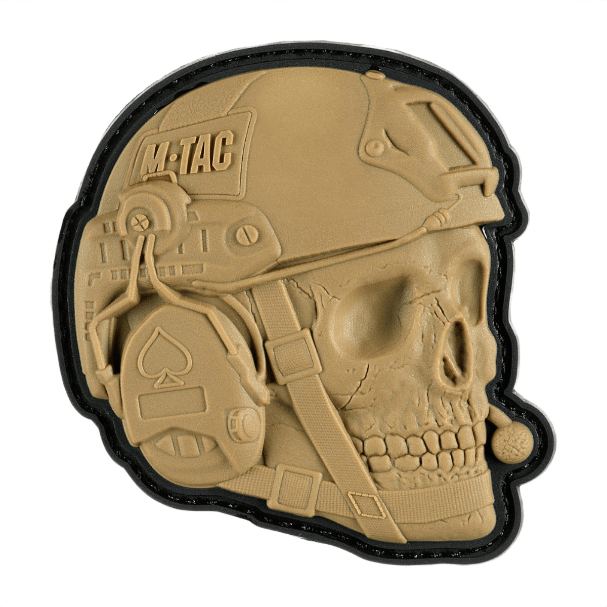 M-Tac Patch Operator 3D PVC realistisella muotoilulla ja Velcro-kiinnityksellä, sopii vaatteisiin tai taktisiin varusteisiin.