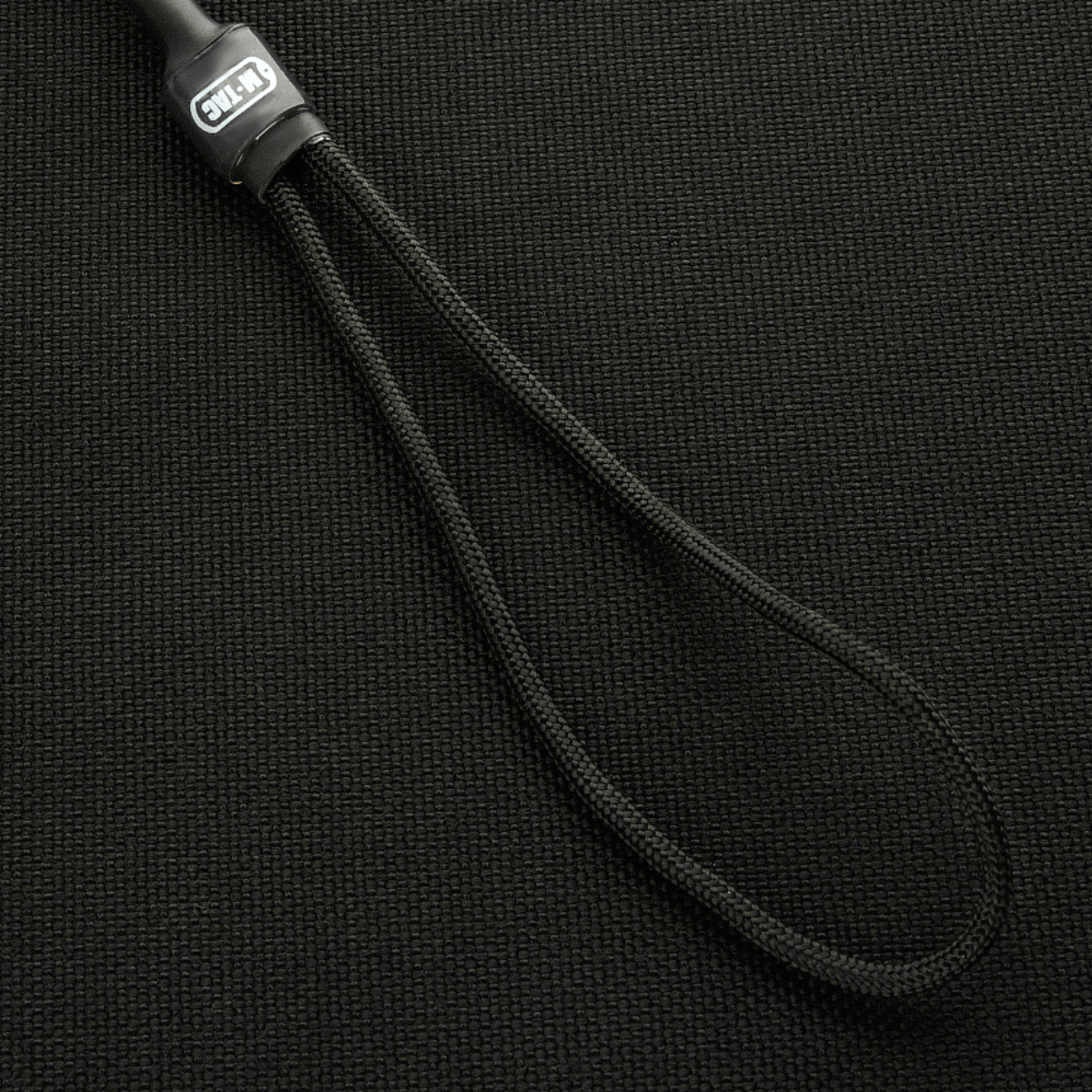 M-Tac Safety Cord Medium Combo musta johtojärjestelmä henkilökohtaisten varusteiden turvaamiseen, MOLLE-kiinnitys.