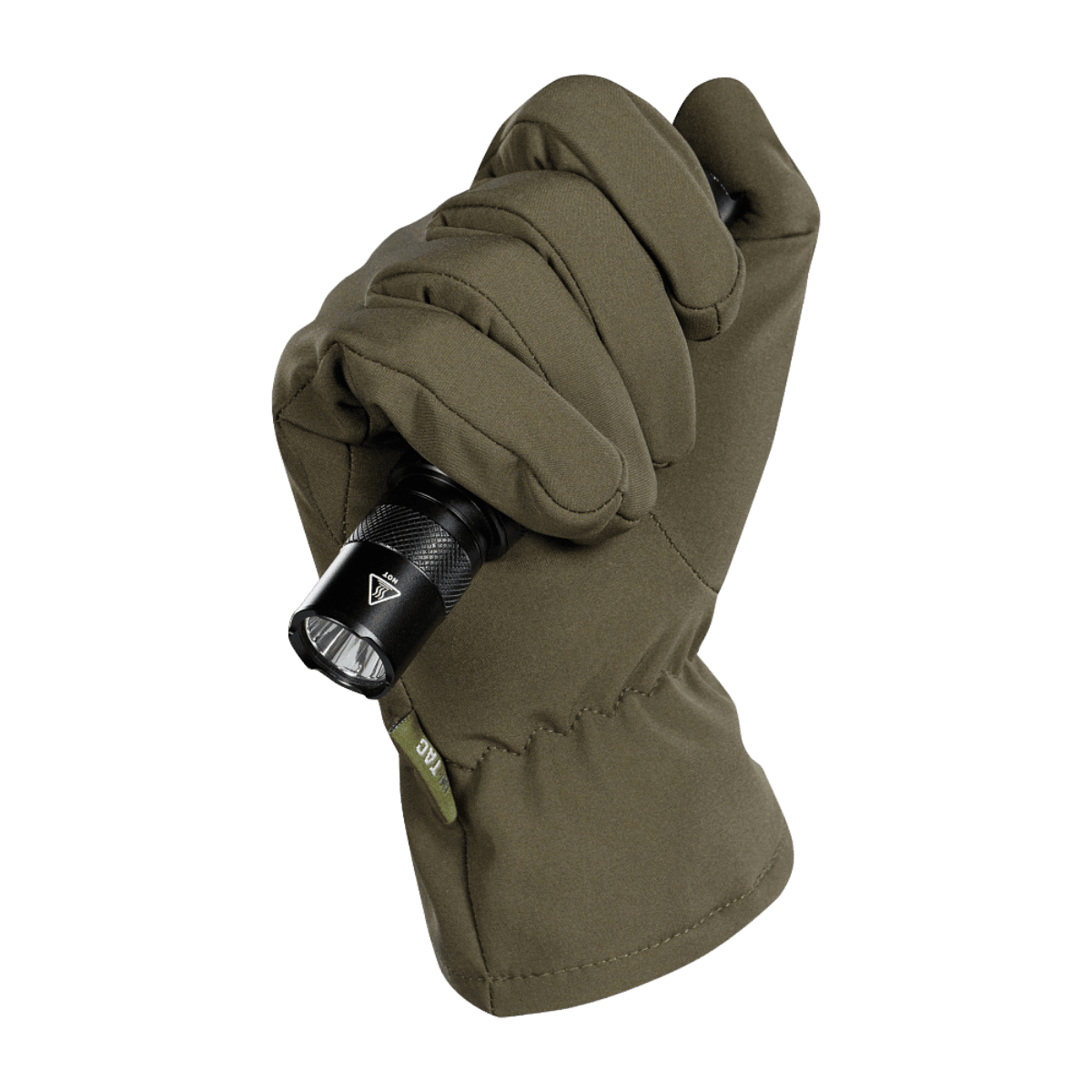 M-Tac Vinterhandsker Soft Shell sotavihreä, suojaa tuulelta ja säältä, kevyt, suoja ja mukavuus yhdessä kerroksessa.