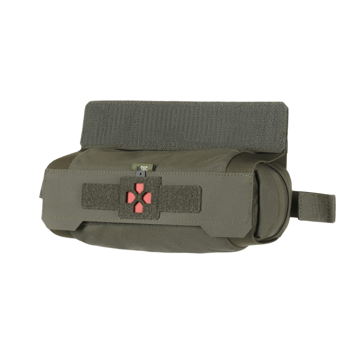 M-Tac Horizontal Medical Pouch ROLL Elite Cordura 500D:llä, tilaa säästävä ja kantomukavuus plate carrierilla.