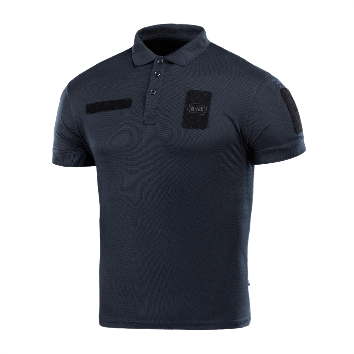 M-Tac Polo Elite Tactical Coolmax tummansininen, kevyt kosteutta siirtävä Coolmax®-materiaali, sopii poliisityöhön.