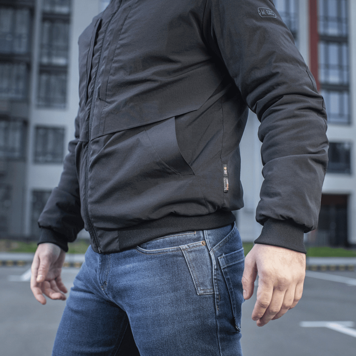 M-Tac Rubicon -takki Gen. II, kestävä ja lämmin bomber-takki välikauteen, valmistettu Cordura®-kankaasta