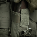 M-Tac kaksiosainen lippastasku Fastex-lukolla Cordura 500D:stä AR- ja AK-lipaille, sopii nopeaan käyttöön