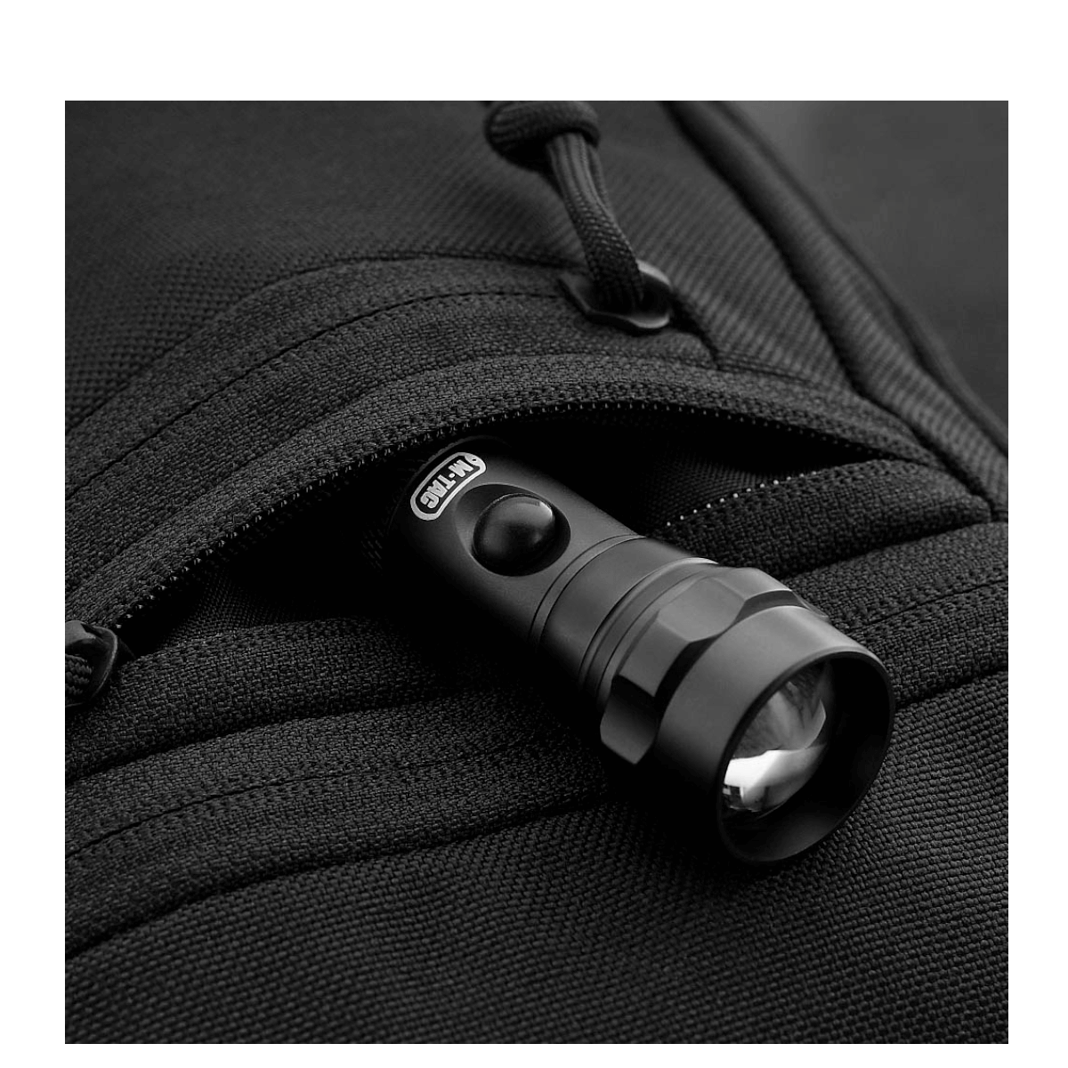 M-Tac Carry Sling Taske Elite Gen.IV, musta, kestävä tekstiili ja sisäinen Velcro-kotelo, galleria, positio 1