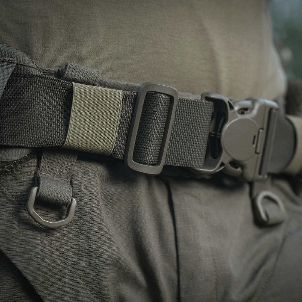 M-Tac War Belt ARMOR taktinen vyö kestävästä Cordura 500D:stä, MOLLE-webbingillä ja tukevalla lukituksella.