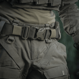 M-Tac War Belt ARMOR MOLLE-webbingillä, taktinen vyö taistelutehtäviin, valmistettu kestävästä Cordura 500D -materiaalista.
