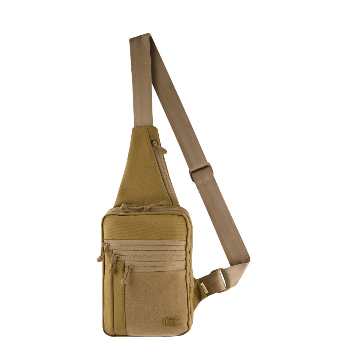 M-Tac Carry Sling Taske Elite Gen.IV, khaki, kestävä nylon ja säädettävä olkahihna, galleria, positio 1
