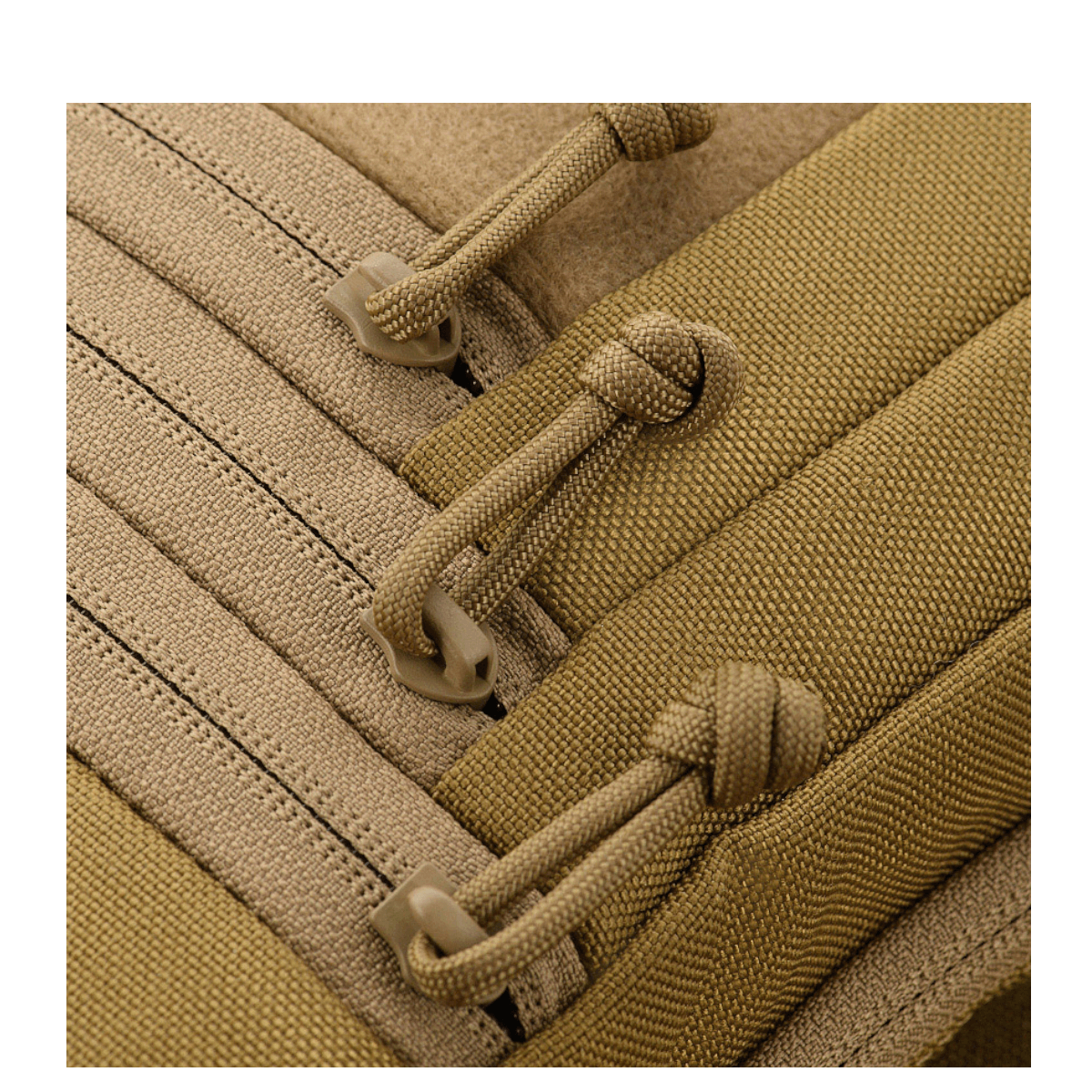 M-Tac Carry Sling Taske Elite Gen.IV med Velcro, khaki, kestävä nylon, vetoketjuvedin ja kulutusta kestävä ompelu, galleria, sijainti 1.