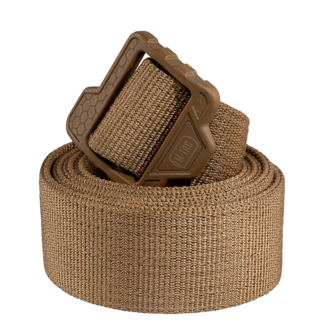 M-Tac Double Duty Taktisk Bælte Hex, khaki nylon, vahva solki ja kulutusta kestävä kudonta, galleria, sijainti 1.