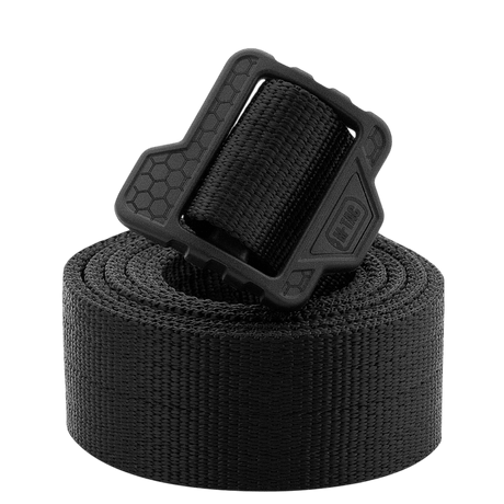 M-Tac Double Duty Taktisk Bælte Hex, musta nylon, kulutusta kestävä kudonta ja vahva solki, mallikuva, galleria, sijainti 1.