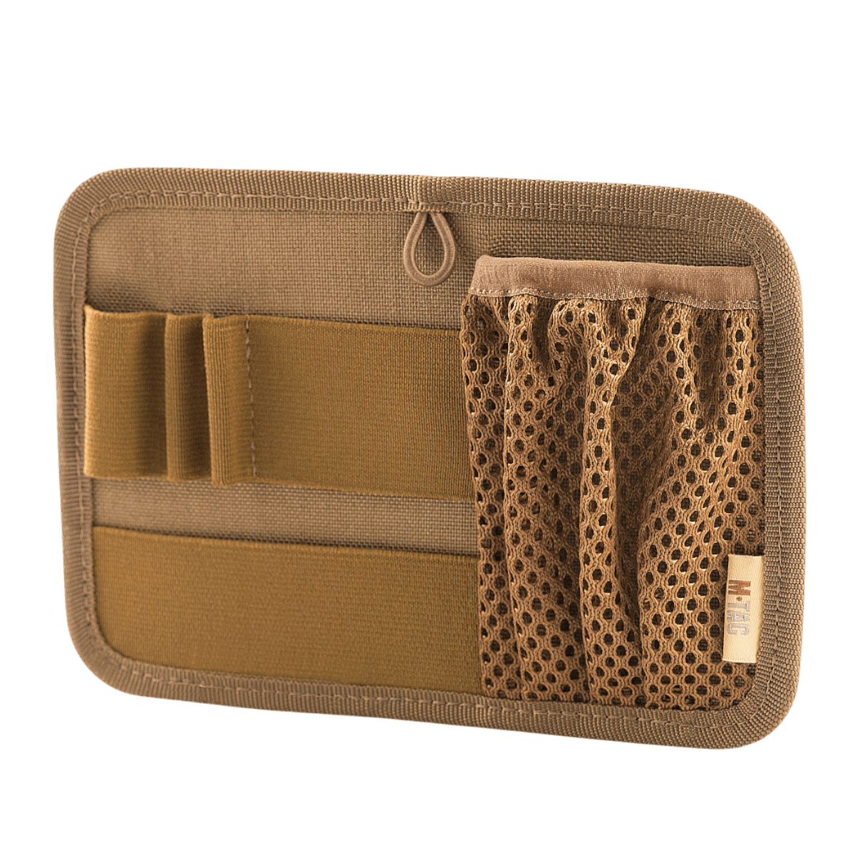 M-Tac Hook & Loop Low Profile Admin Panel, kulutusta kestävä nylon, modulaarinen säilytys ja verkkotasku kiinnitettäväksi Velcro-paneeliin, galleria, sijainti 1.