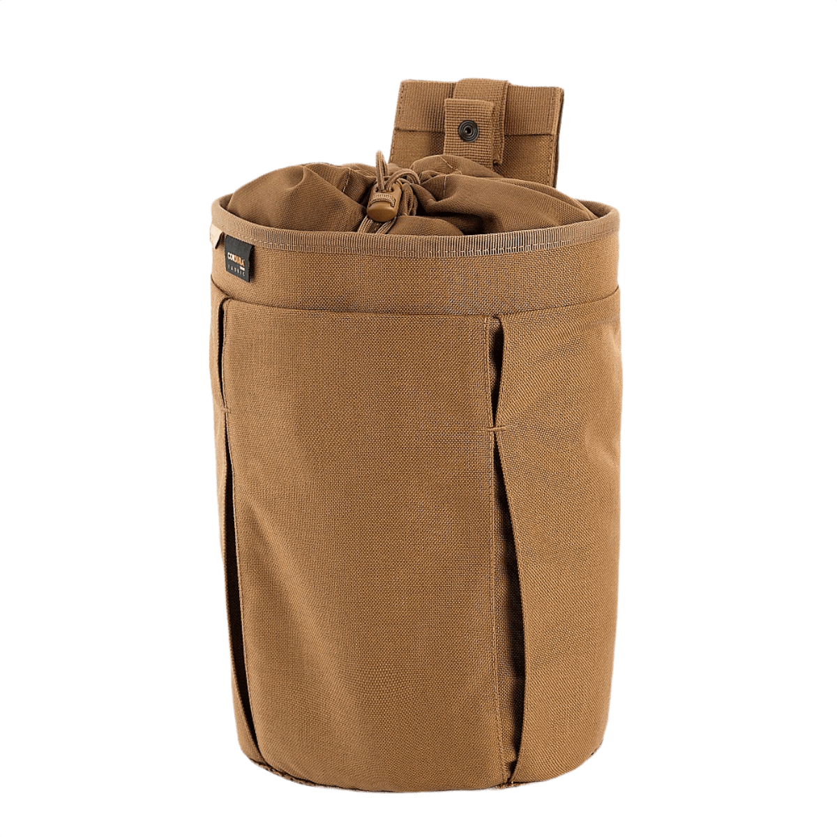 M-Tac Mag Drop Pouch Elite pikavapautusjärjestelmällä ja MOLLE-kiinnityksellä, suunniteltu lippaiden turvalliseen säilytykseen.