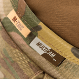 M-Tac Mag Drop Pouch Elite maastokuvioisena MOLLE-kiinnityksillä, ihanteellinen nopeaan lippaiden vaihtoon hätäuudelleenlatauksessa.
