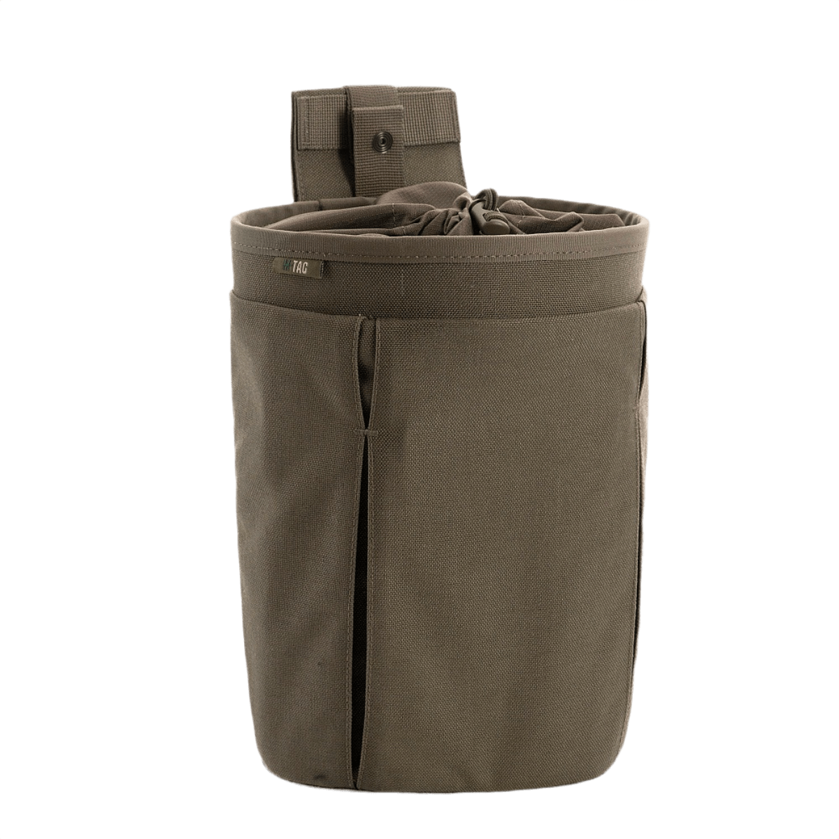 M-Tac Mag Drop Pouch Elite pikavapautusjärjestelmällä ja MOLLE-kiinnikkeillä tehokkaaseen lippaiden vaihtoon.