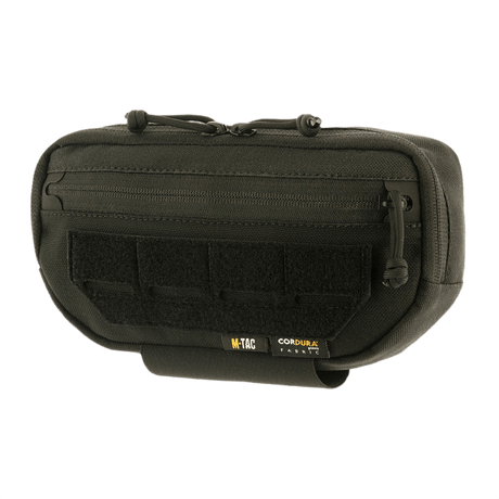 M-Tac Plate Carrier Lower Accessory Pouch Gen.II Elite kestävässä Cordura 1000D:ssä, kiinnitettävä plate carrierin alle lisätoiminnallisuutta varten.