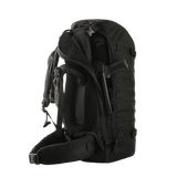 M-Tac Rygsæk Gen.II Elite Large mustana ergonomisella muotoilulla ja kestävästä Cordura-materiaalista, sopii ulko- ja taktiseen käyttöön.