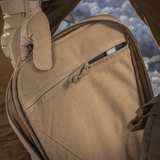 M-Tac Rygsæk Gen.II Elite Large, lähikuva sisätaskusta kestävästä Cordura-materiaalista.