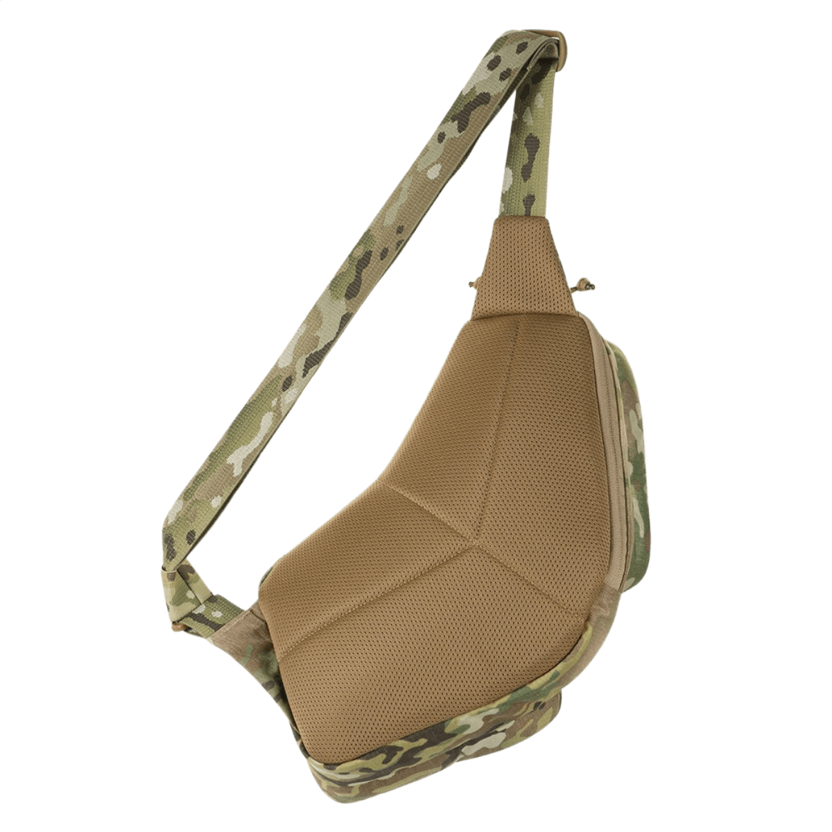 M-Tac Bat Wing Bag Elite maastokuvio, kestävä Cordura 500 MS -materiaali, YKK-vetoketjut, sopii sotilaskäyttöön ja säilytykseen.