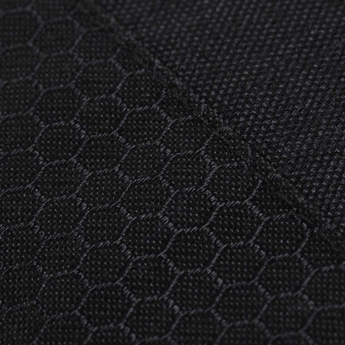 Lähikuva Cordura-materiaalista M-Tac Tactical Weapon Case Backpack 125 cm Elite Hex GEN.II:stä, kuusikulmio-kuvio