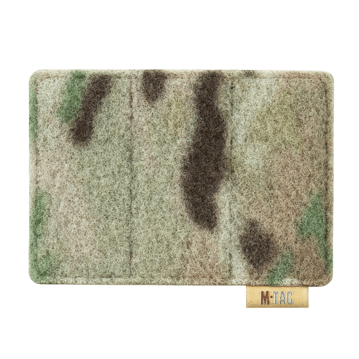 M-Tac paneeli patcheille MOLLE 120x85 camo-kuosilla, hook & loop overflade, sopii patchien ja ID:n sijoittamiseen MOLLE-järjestelmiin
