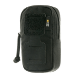 M-Tac PC Utility Pouch Elite musta, MOLLE-liitännällä ja Velcro-paneelilla, valmistettu 500D Cordura:sta taktiseen käyttöön