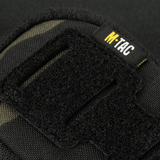 M-Tac Utility Shoulder Pouch Elite Gen.II Cordura 500D Multicam Black, MOLLE-system ja Velcro patch‑kiinnitys, lähikuva.