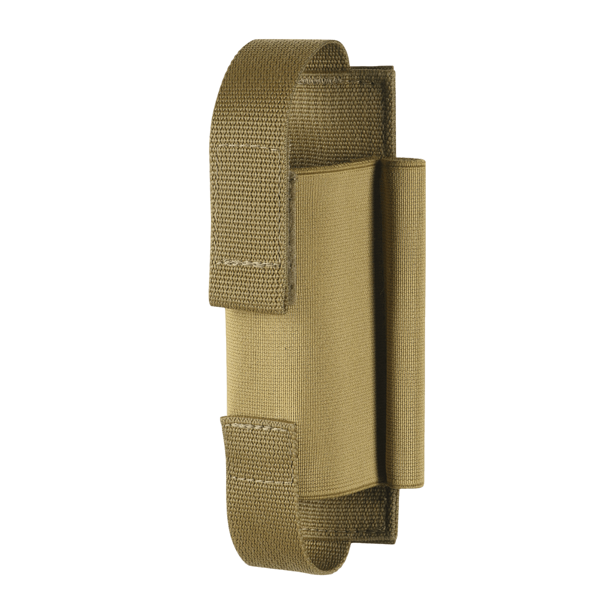 M-Tac Elastisk Tourniquet Pouch Molle Gen.III Cordura Squadron -materiaalista, kuminauha tourniquetille ja kynätasku.