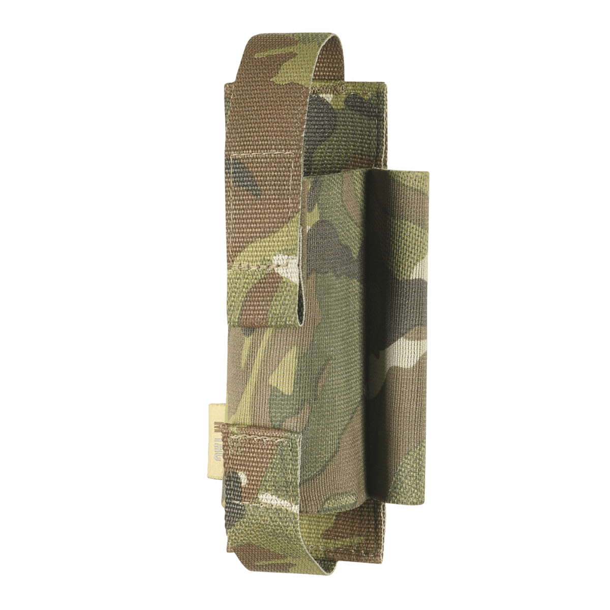 M-Tac Elastinen turnikekotelo Molle Gen.III camossa, Cordura Squadron, 15 x 5 cm, elastit kiinnitykseen.
