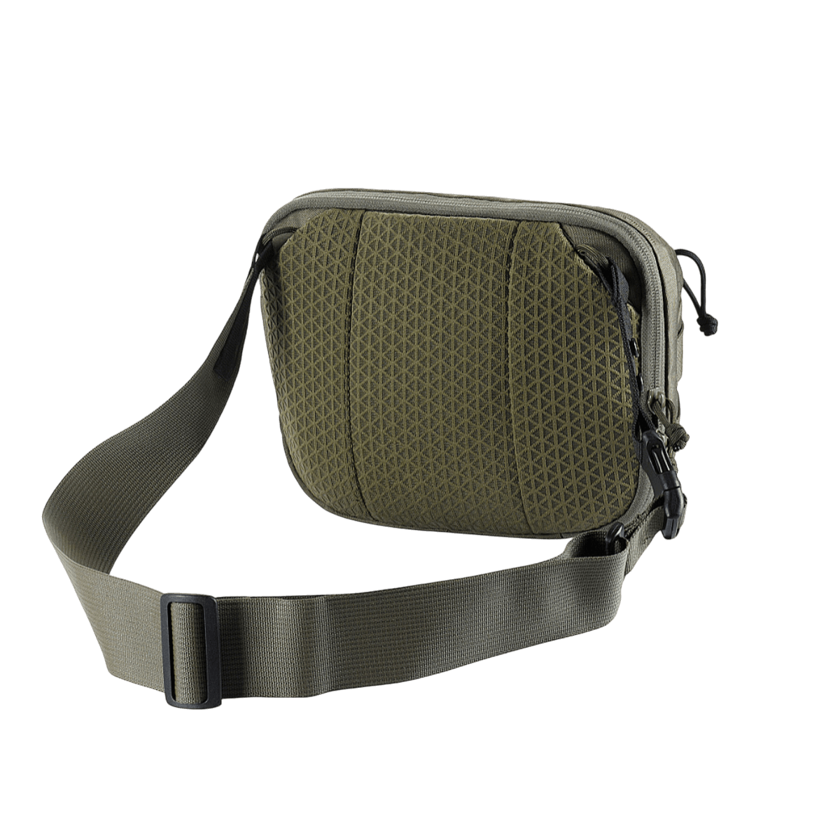 M-Tac Sphaera Hex Hardsling Gen.II Elite kompakti laukku säädettävällä olkahihnalla oliivinvärisenä.
